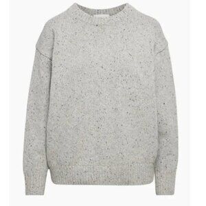 NWOT aritzia Wilfred Free Bronco Sweater Size S - Grey Marl